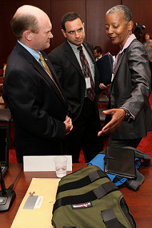 The caucus hosted a briefing on bulletproof vests and body armor in the Capitol in May 2012.