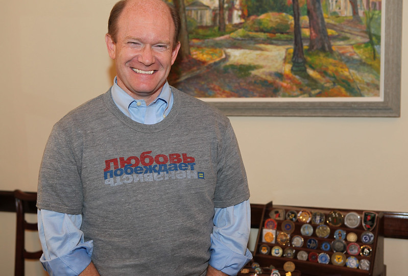 Senator Chris Coons in his 