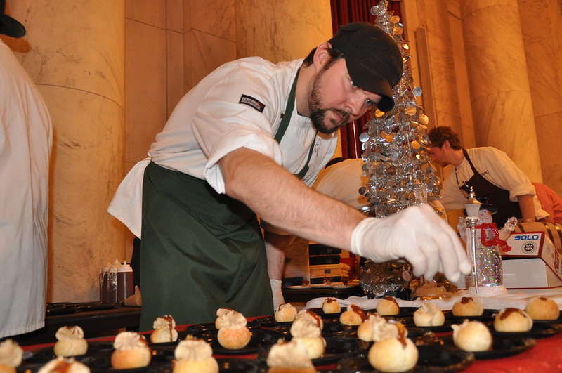 In preparation for the third annual Taste of Delaware, House of William & Merry&rsquo;s Bill Hoffman adds the final dash of sea salt on their new twist to bread and butter.