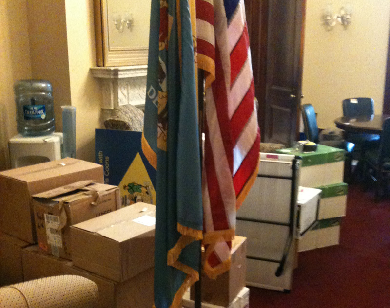 The old front office of Senator Coons' DC office